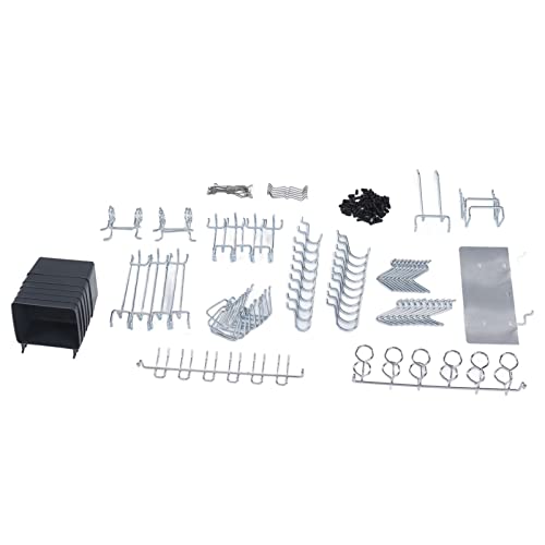 Stecktafel-Organizer-Zubehör, 140-teiliges Stecktafel-Haken-Sortiment, Stecktafel-Haken, Stecktafel-Haken mit Behältern, Steckschlösser, Wandbehang Zum Organisieren Verschiedener Stecktafel-Organizer-Zubehör, 140-teiliges Stecktafel-Haken-Sortiment, Stecktafel-Haken, Stecktafel-Haken mit Behältern, Steckschlösser, Wandbehang Zum Organisieren Verschiedener von TIKATARER