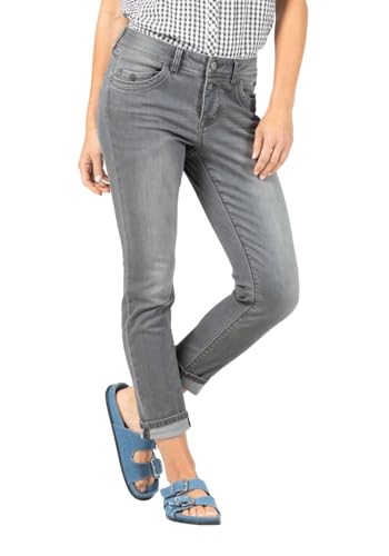 Timezone 7/8 Damen Jeans Slim NALITZ 7/8- Mid Waist - Slim Fit - Grau W25 -W33, Größe:W 29, Farbe:3373-8049 Rock Grey Wash Timezone 7/8 Damen Jeans Slim NALITZ 7/8- Mid Waist - Slim Fit - Grau W25 -W33, Größe:W 29, Farbe:3373-8049 Rock Grey Wash von Timezone