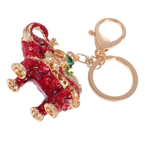 TINEASUR 3D Elefant Schlüsselanhänger Ornament Süße Boho Schlüsselanhänger Für Paare Kreative TINEASUR 3D Elefant Schlüsselanhänger Ornament Süße Boho Schlüsselanhänger Für Paare Kreative von TINEASUR