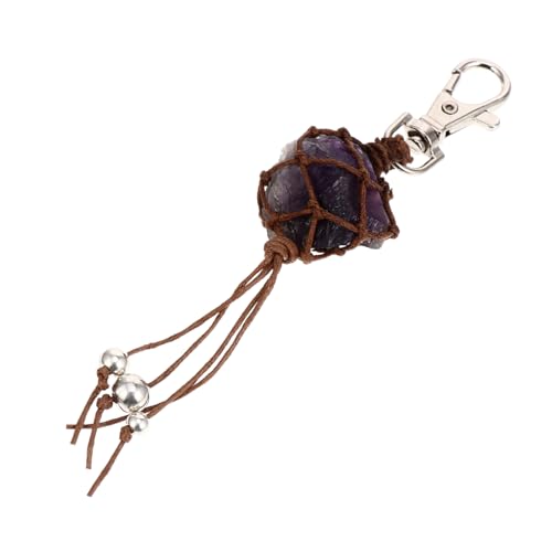 TINEASUR Kristallanhänger Anhänger Kerzenhalter-Blumenringe hängende Verzierung Autozubehör glasanhänger Kristallornament Amethyst-Kettenanhänger Kristall Halskette Metall Violett TINEASUR Kristallanhänger Anhänger Kerzenhalter-Blumenringe hängende Verzierung Autozubehör glasanhänger Kristallornament Amethyst-Kettenanhänger Kristall Halskette Metall Violett von TINEASUR