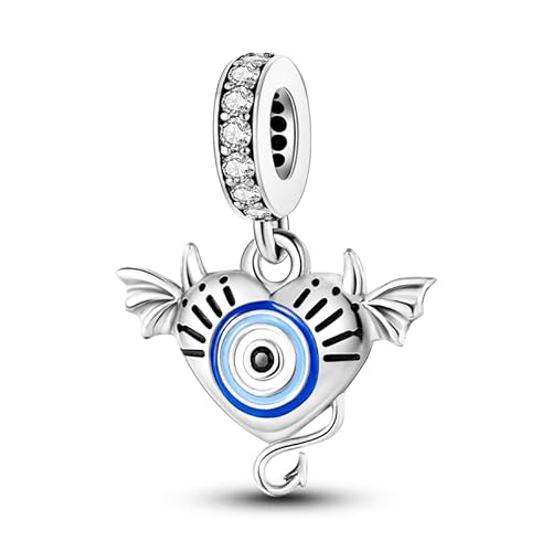 TINSLO Charm Anhänger Damen 925 Sterling Silber für Armband Charms Beads passend für Pandora Armband und Halskette, Kompatibel mit Europäischen Armbänder für Frauen Mädchen von TINSLO