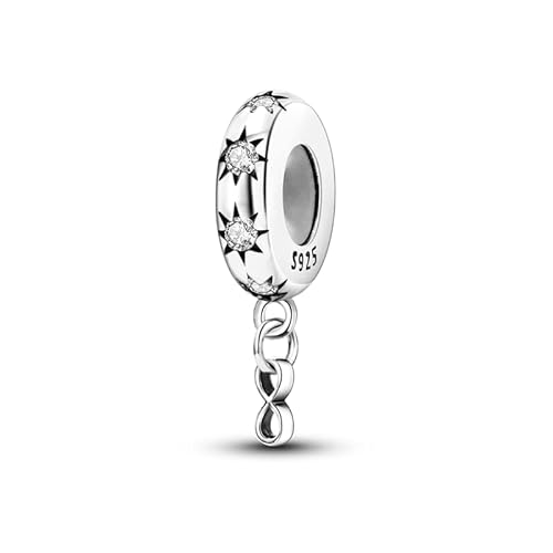 TINSLO Charm Anhänger Damen 925 Sterling Silber für Armband Charms Beads passend für Pandora Armband und Halskette, Kompatibel mit Europäischen Armbänder für Frauen Mädchen von TINSLO