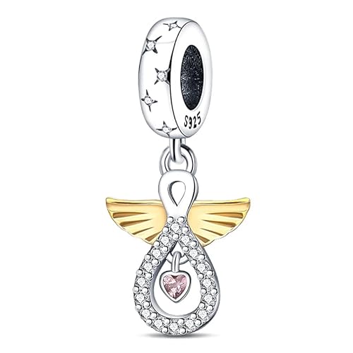 TINSLO Charm Anhänger Damen 925 Sterling Silber für Armband Charms Beads passend für Pandora Armband und Halskette, Kompatibel mit Europäischen Armbänder für Frauen Mädchen von TINSLO