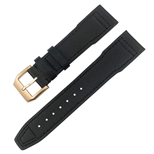 TINTAG Uhrenarmband für IWC IW3777 IW3270 Mark 18 Big Pilot's Watch Armband aus weichem Rindsleder, 20 mm, 21 mm, 22 mm, Lederarmband, 20 mm, Achat von TINTAG