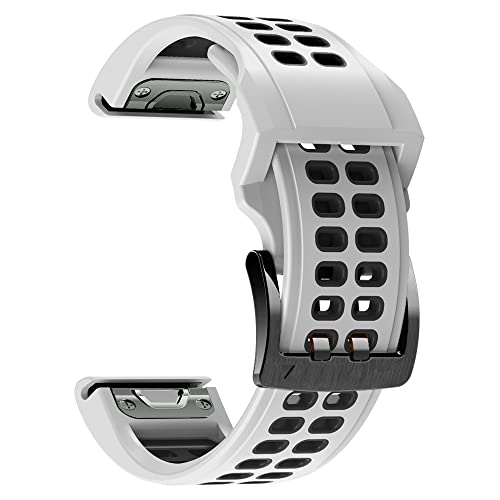 TIOYW Smartwatch-Armband für Garmin Fenix 7 7X 6 6X 5X 5 3 3HR Forerunner 945/Garmin Epix Schnellverschluss-Armband aus Silikon, 26mm For Fenix 5X 5XPlus, Achat von TIOYW