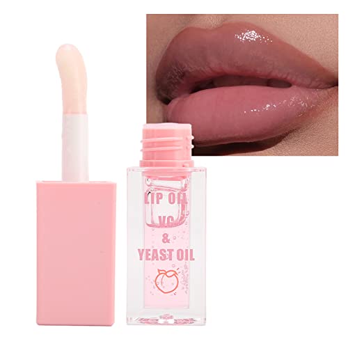 Feuchtigkeitsspendender Lip Oil Gloss, Feuchtigkeitsspendender, Hochglänzender, Dauerhaft Transparenter Lippenfleck für Make-up, Verleiht Ihnen eine Dauerhaft Nährende, Nicht Klebrige, Frische Textur von TITA-DONG