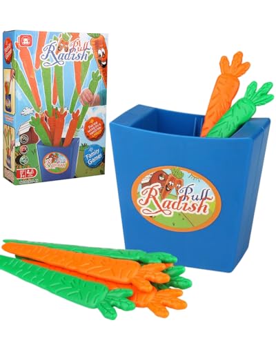 TIXQOLO Karotten-Spielzeug Karotten-Ernte-Abenteuer - Eltern-Kind Brettspiel, Lustiges Lernspielzeug für Bauernhof-Partys & Kindergeburtstage | Realistische Gemüse-Nachbildung TIXQOLO Karotten-Spielzeug Karotten-Ernte-Abenteuer - Eltern-Kind Brettspiel, Lustiges Lernspielzeug für Bauernhof-Partys & Kindergeburtstage | Realistische Gemüse-Nachbildung von TIXQOLO