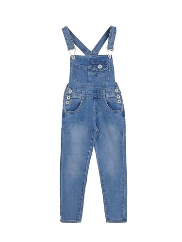 TMK Jeans-Latzhose für Mädchen, Denim-Overall, Arbeitskleidung aus gerissenen Jeans, lässig, für Jungen und Mädchen, Artikelnummer 7040, Artikelnummer: 7045, 10 Jahre von TMK