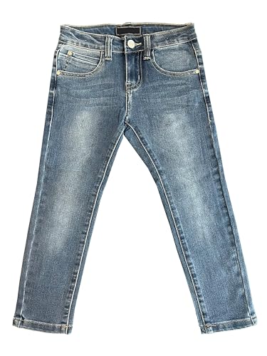 TMK Lange Jeans für Kinder, Jeanshose für Jungen mit elastischem Bund, Denim-Hose Blau Junior Mädchen (Code 2300), Jeans-2356, 6 Jahre von TMK