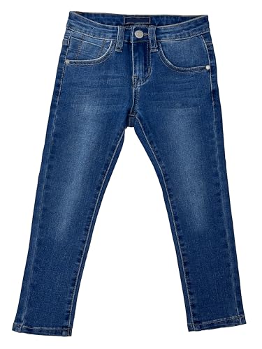 TMK Lange Jeans für Kinder, Jeanshose für Jungen mit elastischem Bund, Denim-Hose Blau Junior Mädchen (Code 2300), Jeans-2359, 12 Jahre von TMK