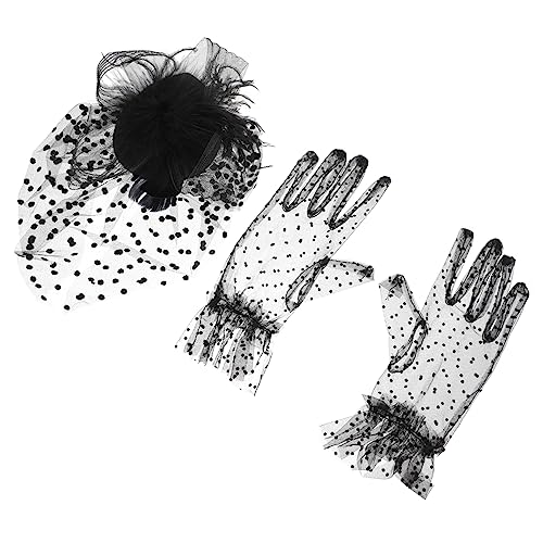 TOGEVAL Modisches Ballhut-set Handschuhe Dekorative Kopfbedeckung Für Partys TOGEVAL Modisches Ballhut-set Handschuhe Dekorative Kopfbedeckung Für Partys von TOGEVAL