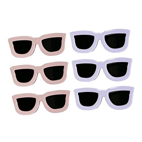TOGEVAL 6Stücke Lustige Sonnenbrille Haarnadeln für Mädchen Kreative Haarklammern Barrette für Perfekten Kopfschmuck für Freizeit und Besondere Anlässe TOGEVAL 6Stücke Lustige Sonnenbrille Haarnadeln für Mädchen Kreative Haarklammern Barrette für Perfekten Kopfschmuck für Freizeit und Besondere Anlässe von TOGEVAL