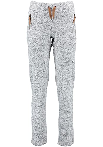 TOM COLLINS Damen Strickfleece Hose Lang Loungewear Jogginghose Stera, Größe:40, Farbe:Mittelgrau von TOM COLLINS