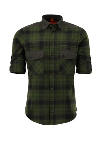 TOM COLLINS Langarm Jagdhemd mit Haifisch-Button-Down-Kragen Niwip, Größe:43/44, Farbe:Oliv TOM COLLINS Langarm Jagdhemd mit Haifisch-Button-Down-Kragen Niwip, Größe:43/44, Farbe:Oliv von TOM COLLINS