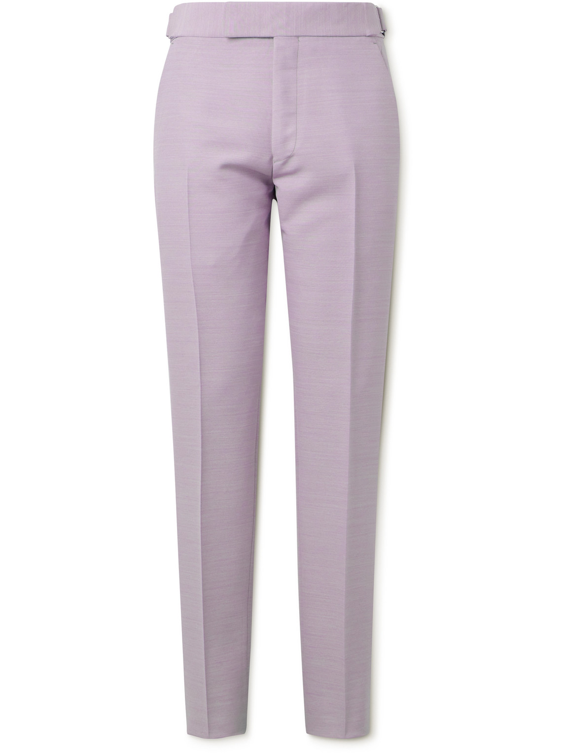 TOM FORD - Straight-Leg Woven Suit Trousers - Men - Purple - IT 52 von TOM FORD