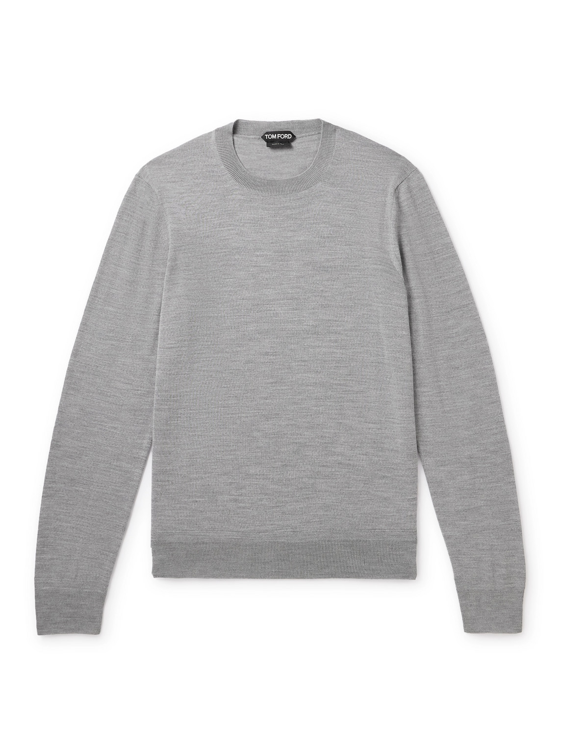 TOM FORD - Wool Sweater - Men - Gray - IT 52 von TOM FORD