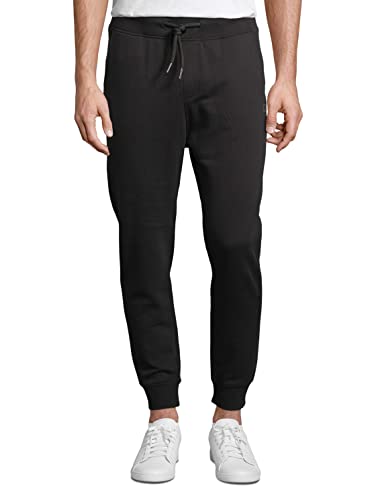 TOM TAILOR Denim Herren Basic Jogger Sweatpants Hose 1032021, 29999 - Black, L von TOM TAILOR Denim