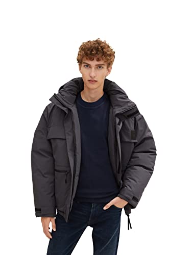 TOM TAILOR Denim Herren Oversize Winterjacke 1033359, 29476 - Coal Grey, L TOM TAILOR Denim Herren Oversize Winterjacke 1033359, 29476 - Coal Grey, L von TOM TAILOR Denim