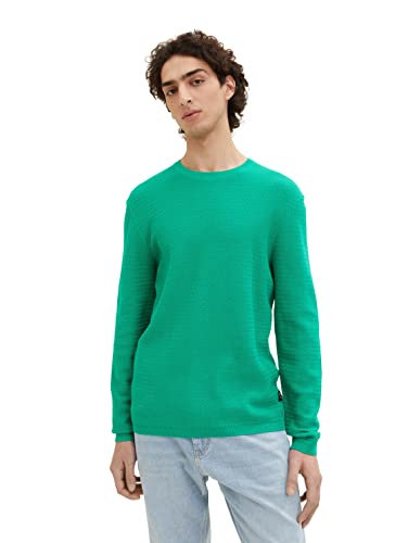 TOM TAILOR Denim Herren Pullover 1035320, 31040 - Fresh Peppermint, XL von TOM TAILOR Denim