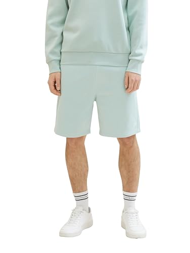 Tom Tailor Denim Herren Relaxed Fit Sweatshorts, 17549 - Sea Foam, XXL von TOM TAILOR Denim