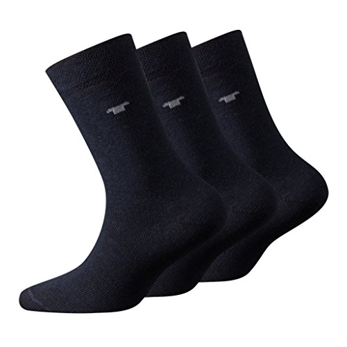 TOM TAILOR, Unisex - Kinder Socke 3 er Pack 9203, Gr. Blau (dark navy - 545 ), Gr. 35-38 von TOM TAILOR