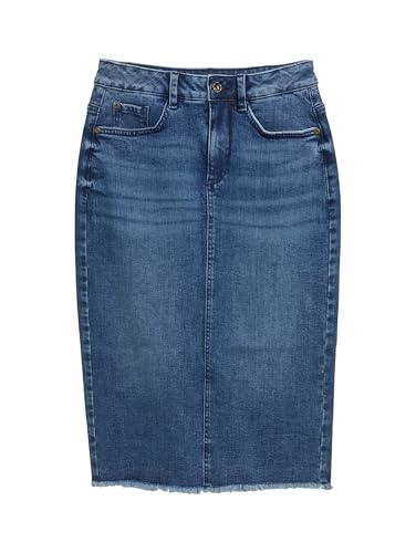 TOM TAILOR Damen 1045296 Midi Rock, 10113-Clean Mid Stone Blue Denim, 38 TOM TAILOR Damen 1045296 Midi Rock, 10113-Clean Mid Stone Blue Denim, 38 von TOM TAILOR
