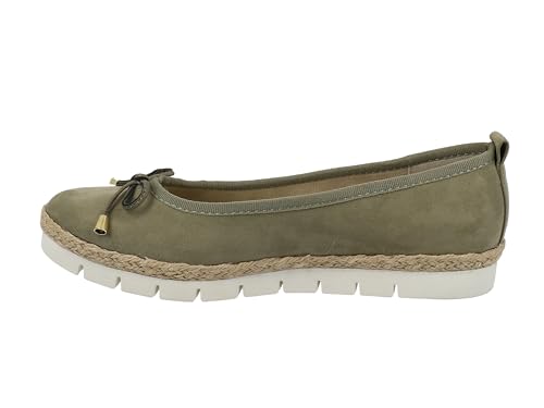 Tom Tailor Damen 3294202 Ballerinas, Khaki, 38 EU von TOM TAILOR