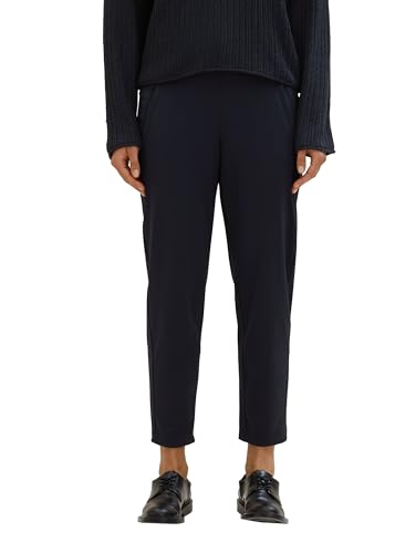 TOM TAILOR Damen Loose Fit Jogger Hose, sky captain blue, 40/28 von TOM TAILOR