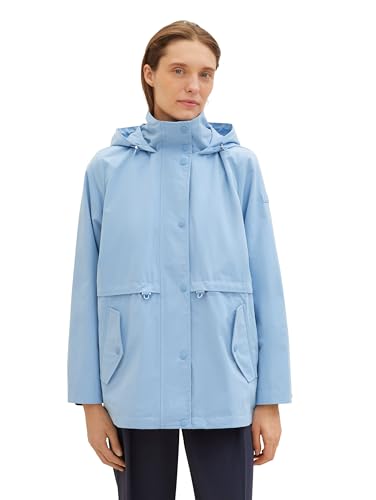 TOM TAILOR Damen Parka Mantel mit Kapuze, 34587 - Light Fjord Blue, M TOM TAILOR Damen Parka Mantel mit Kapuze, 34587 - Light Fjord Blue, M von TOM TAILOR