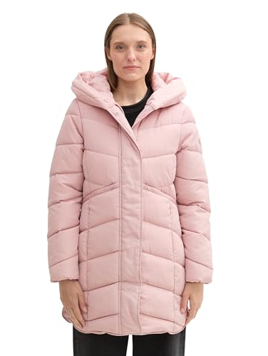 TOM TAILOR Damen Puffer Parka mit Kapuze, 12790 - Taste of Berry, M TOM TAILOR Damen Puffer Parka mit Kapuze, 12790 - Taste of Berry, M von TOM TAILOR