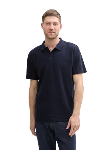 TOM TAILOR Henley T-Shirt aus Baumwolle, Navy White fine Stripe, XXXL TOM TAILOR Henley T-Shirt aus Baumwolle, Navy White fine Stripe, XXXL von TOM TAILOR