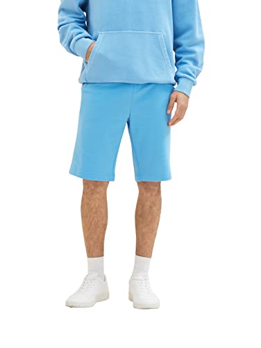 TOM TAILOR Herren 1036329 Bermuda Sweatpants Shorts, 18395 - Rainy Sky Blue, XL von TOM TAILOR