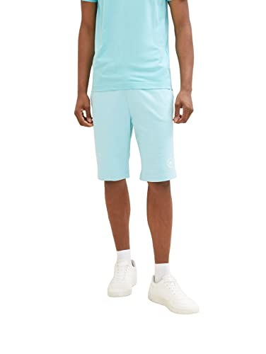 TOM TAILOR Herren 1036329 Bermuda Sweatpants Shorts, 31046 - Blue Tibetan Stone, XL von TOM TAILOR