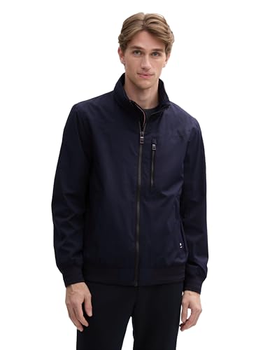 TOM TAILOR Bikerjacke aus Kunstleder, sky captain blue, XL TOM TAILOR Bikerjacke aus Kunstleder, sky captain blue, XL von TOM TAILOR