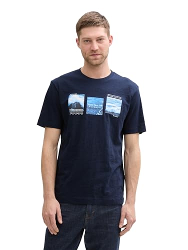 TOM TAILOR Langarmshirt mit Kapuze, Sky Captain Blue, S TOM TAILOR Langarmshirt mit Kapuze, Sky Captain Blue, S von TOM TAILOR