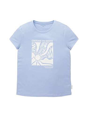 TOM TAILOR Mädchen 1036079 Kinder T-Shirt, 12819 - Parisienne Blue, 128 von TOM TAILOR