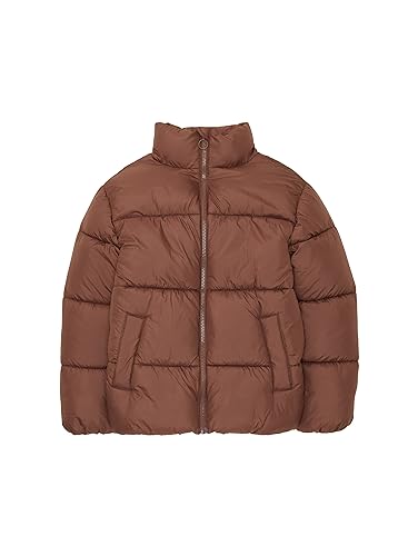 TOM TAILOR Mädchen 1038492 Puffer Winterjacke, 19714-roasted Coffee Brown, 128 von TOM TAILOR