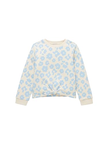 TOM TAILOR Mädchen Kinder Sweatshirt mit Muster , big leo flower print, 116/122 von TOM TAILOR