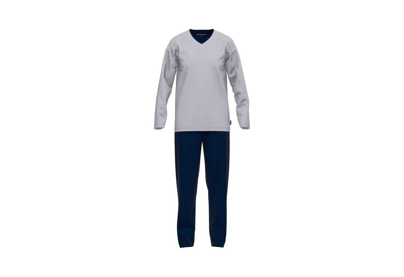 TOM TAILOR Pyjama Herren Schlafanzug - Pyjama, Baumwolle von TOM TAILOR