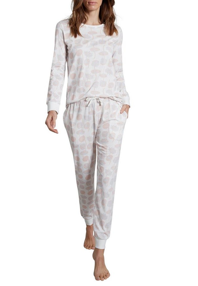 TOM TAILOR Pyjama TOM TAILOR Damen Pyjama weiß bedruckt (1 tlg) von TOM TAILOR