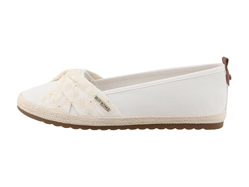 Tom Tailor Damen 7490090011 Flacher Slipper, Offwhite, 42 EU Tom Tailor Damen 7490090011 Flacher Slipper, Offwhite, 42 EU von TOM TAILOR
