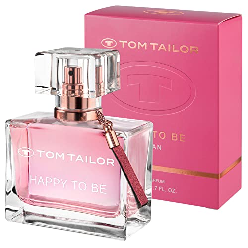 Tom Tailor Parfüm Damen happy to be woman 50ml I florales Eau de Parfum Damen für jedes Alter I fruchtige Kombination aus Jasmin, Grapefruit, Vanille & Amber I fruchtig & orientalisch von TOM TAILOR