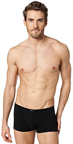 Tom Tailor Underwear Herren Hip Pants 3er Pack 8710-6061 Retroshorts, Schwarz (Black 9000), Small (Herstellergröße: S/4) von TOM TAILOR