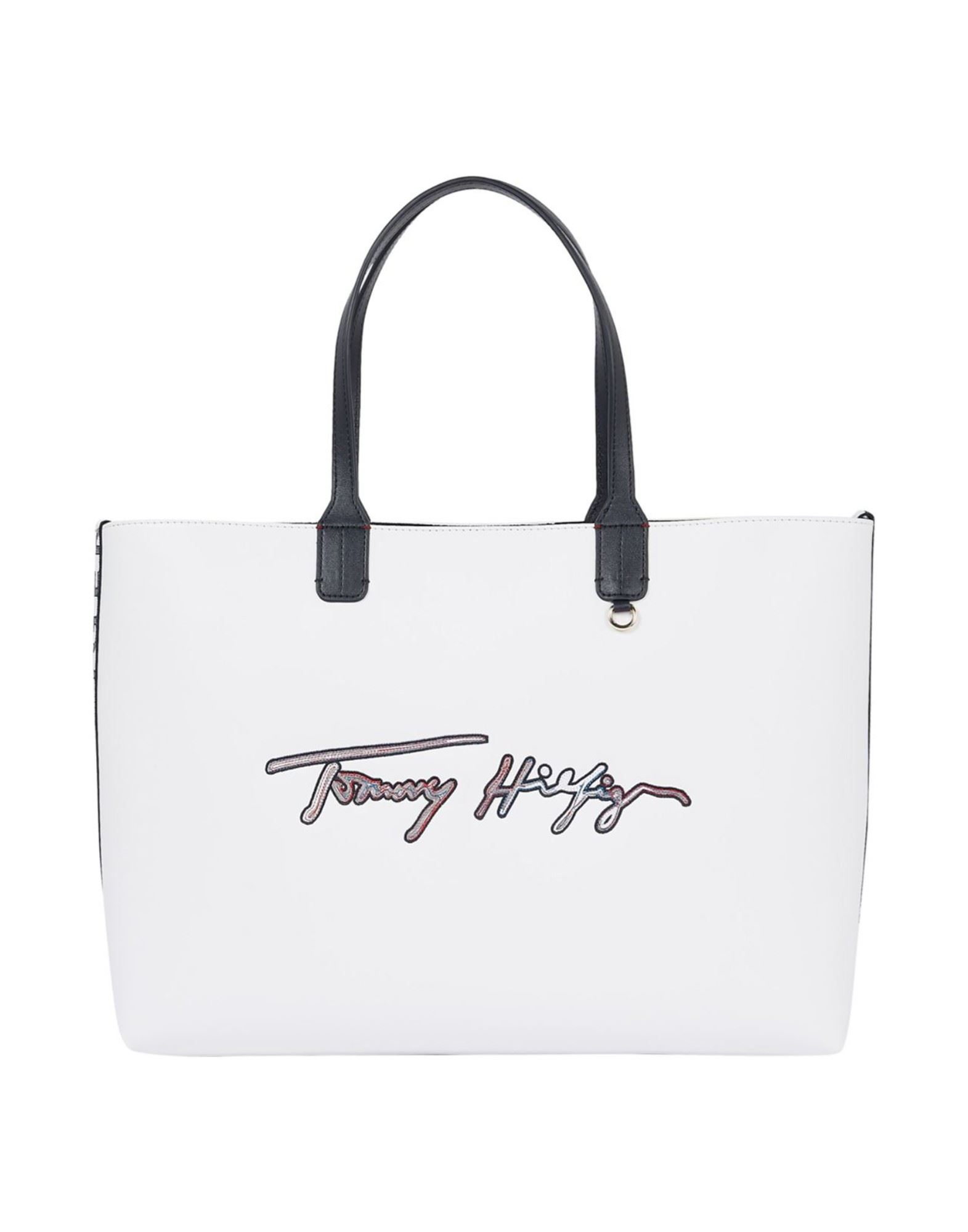 TOMMY HILFIGER Schultertasche Damen Weiß von TOMMY HILFIGER