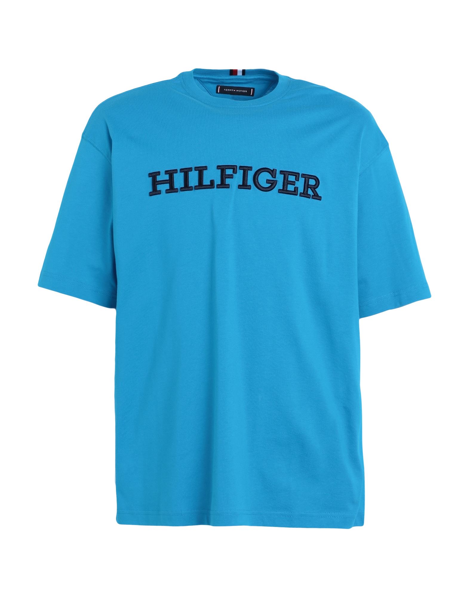 TOMMY HILFIGER T-shirts Herren Azurblau von TOMMY HILFIGER