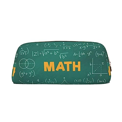 Formeln Formen Theorie Mathematik Lektion Wort gedruckt Bleistift Fall Stand Up Bleistift Tasche Kleine Bleistifthalter Fall Schreibwaren Organizer Make-up Tasche Mit Reißverschluss, gold, von TOMPPY