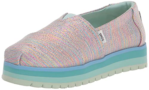 TOMS Alpargata Plattform, BLAU, 33 EU von TOMS