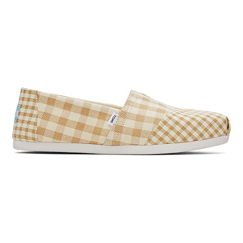 TOMS Damen Alpargata Print Flacher Slipper, Brown, 41 EU von TOMS