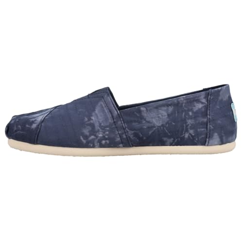 TOMS ALPARGATA Loafer Flat Espadrille Canvas Print Damen, Batik Marineblau, 35.5 EU von TOMS