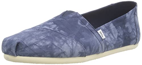 TOMS ALPARGATA Loafer Flat Espadrille Canvas Print Damen, Batik Marineblau, 36 EU von TOMS